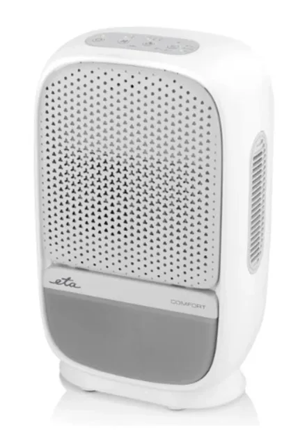 ETA | Dehumidifier | ETA163090000 Comfort | Power 60 W | Suitable for rooms up to 62 m³ | Suitable for rooms up to 25 m² | Water tank capacity 1.2 L | White