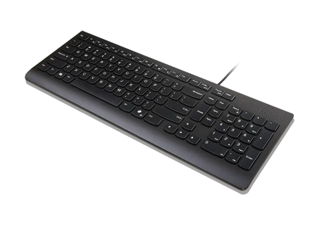 Lenovo Essential | Keyboard | Wired | Nordic | Black