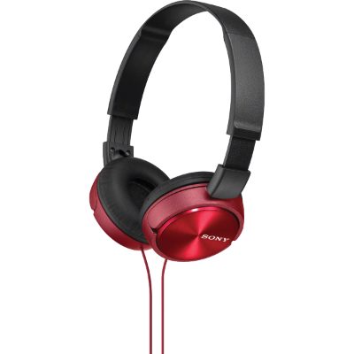 MDR-ZX310, Wired, On-Ear, Red