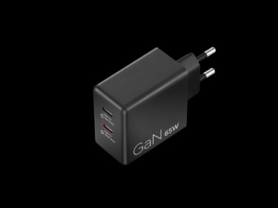 Lenovo Dual USB-C 65W GaN Charger, USB-C, 65 W, Charger