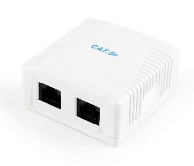 CABLE ACC MOUNT BOX 2XCAT5E/NCAC-2U5E-01 GEMBIRD