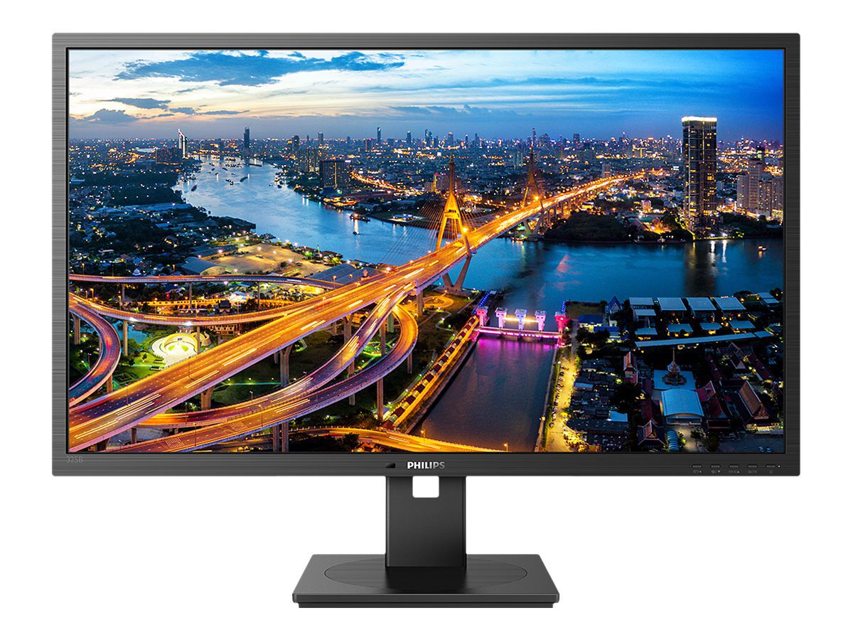 LCD monitor with PowerSensor, 325B1L/00, 31.5 ", IPS, QHD, 16:9, 75 Hz, 4 ms, 2560 x 1440 pixels, 250 cd/m², Audio output, HDMI ports quantity 2, Black