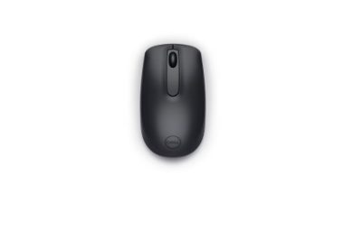 Dell Mouse - WM118, Wireless, 2.40 GHz, Black