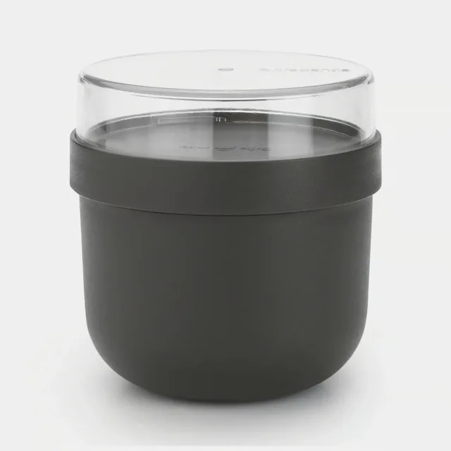 BRABANTIA Make &amp; Take brokastu trauks, 0.5L, dark grey