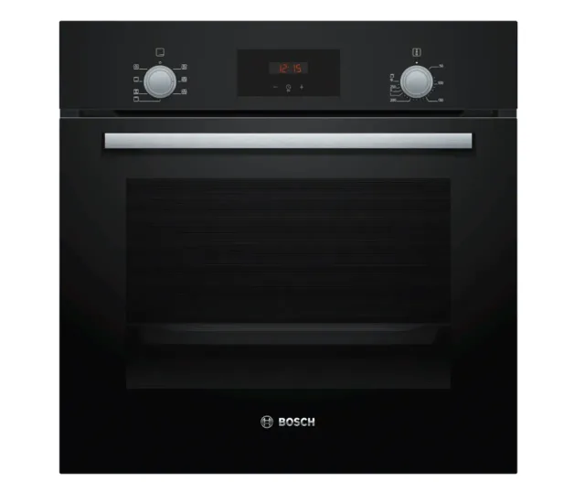 Bosch | Oven | HBF133BA0 | 66 L | Electric | EcoClean | Knobs | Height 59.5 cm | Width 59.4 cm | Black