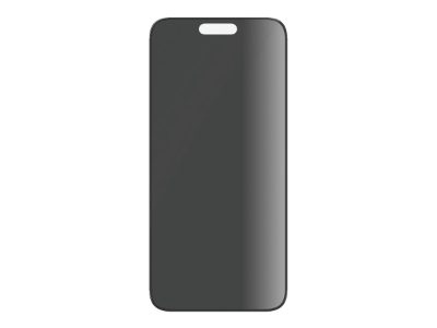 PanzerGlass Privacy Screen Protector iPhone 2023 6.7, Ultra-Wide Fit w. EasyAligner, PanzerGlass, P2811, Apple, Apple iPhone 15 Plus, Glass, Black/Transparent