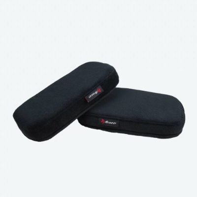 Arozzi Memory Foam Armrest Pads, 270x135x40 mm, Black
