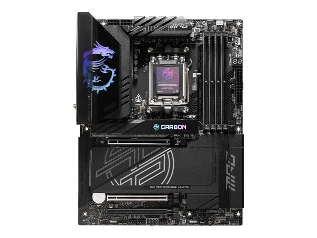 MSI Processor family AMD | Processor socket AM5 | DDR5 UDIMM | Supported hard disk drive interfaces SATA, M.2 | Number of SATA connectors 4