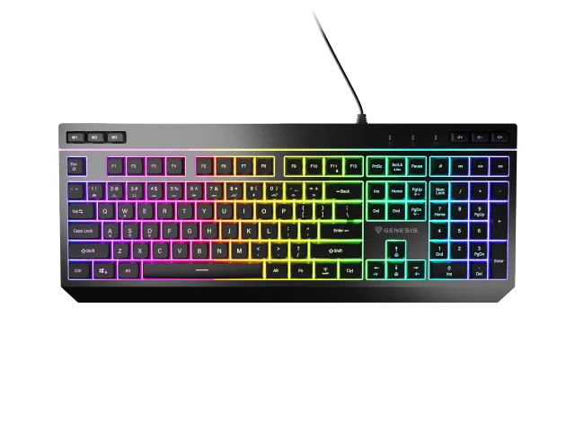 Genesis | Rhod 530 | Membrane Gaming Keyboard | Wired | US | Black
