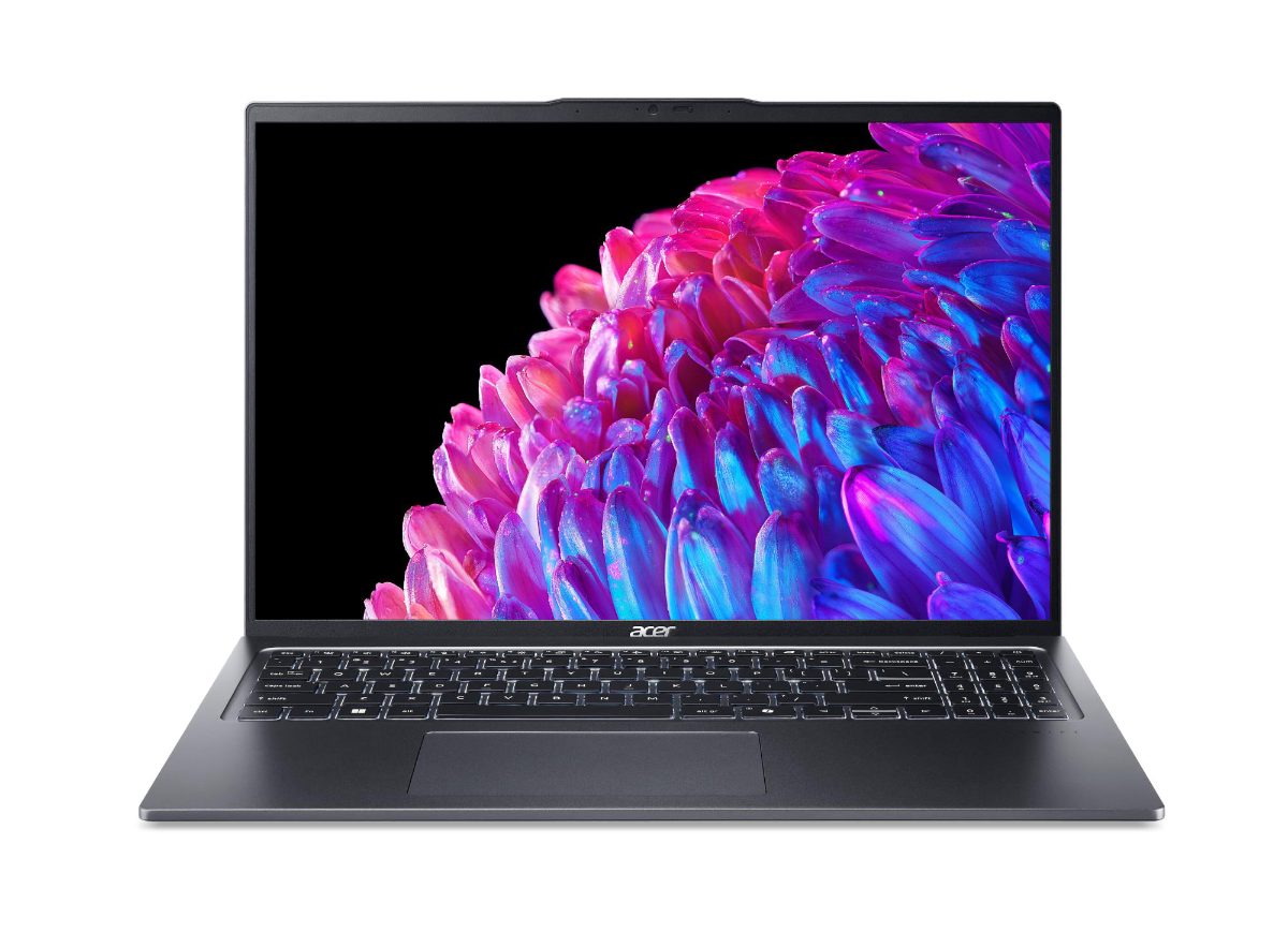 Notebook, ACER, Swift, Go 16, SFG16-72-7833, CPU  Core Ultra, u7-155U, 2700 MHz, 16", 3200x2000, RAM 32GB, LPDDR5x, SSD 1TB, Intel ARC Graphics, Integrated, ENG, Card Reader microSD, 1.6 kg, NX.KWNEL.002