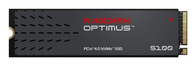 SSD, SANDISK, 300xTBW rating, MTBF 1750000 h, Read speed 6600 MB/s, Write speed 5600 MB/s, NVMe Yes, PCI Express 4.0, M.2, 500 GB, SDSP51500GAN-000E0