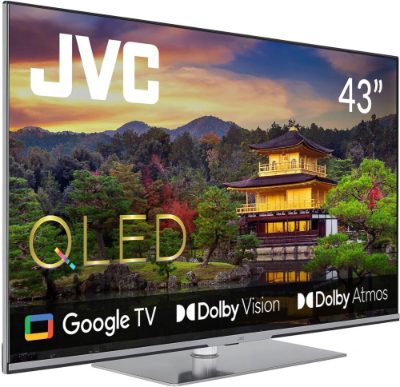 TV Set, JVC, 43 ", 4K Ultra HD, 3840 x 2160 pixels, 16:9, QLED, LT-43VGQ840P