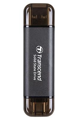 External SSD, TRANSCEND, ESD310C, 512GB, USB-C, USB, 3D NAND, TS512GESD310C