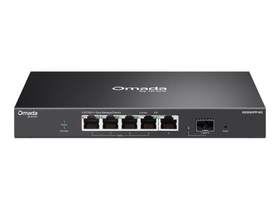 TP-LINK ES206XPP-M2 Omada 5-Port 2.5G BASE-T and 1-Port 10GE SFP+ Easy Managed Switch with 4-Port PoE++, TP-LINK