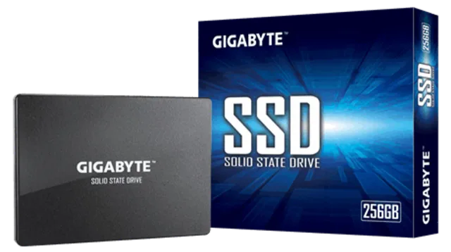 Gigabyte | GP-GSTFS31256GTND | 256 GB | Solid-state drive interface SATA | Read speed 520 MB/s | Write speed 500 MB/s