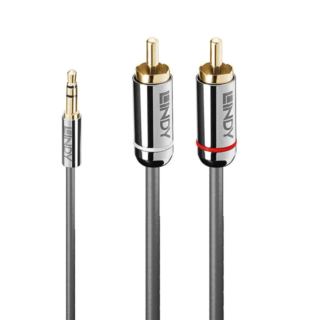 CABLE AUDIO 3.5MM TO PHONO/0.5M 35332 LINDY