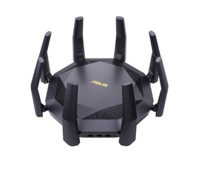 Wireless Router, ASUS, 6000 Mbps, Mesh, Wi-Fi 6, USB 3.1, 9x10/100/1000M, 1x10GbE, 1xSPF+, Number of antennas 8, RT-AX89X