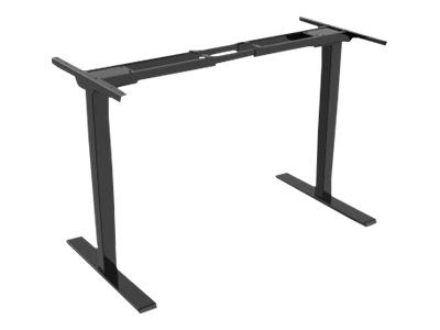 Electrically Height-Adjustable Table Frame, dual motor, 3 levels, 62-127 cm, Black