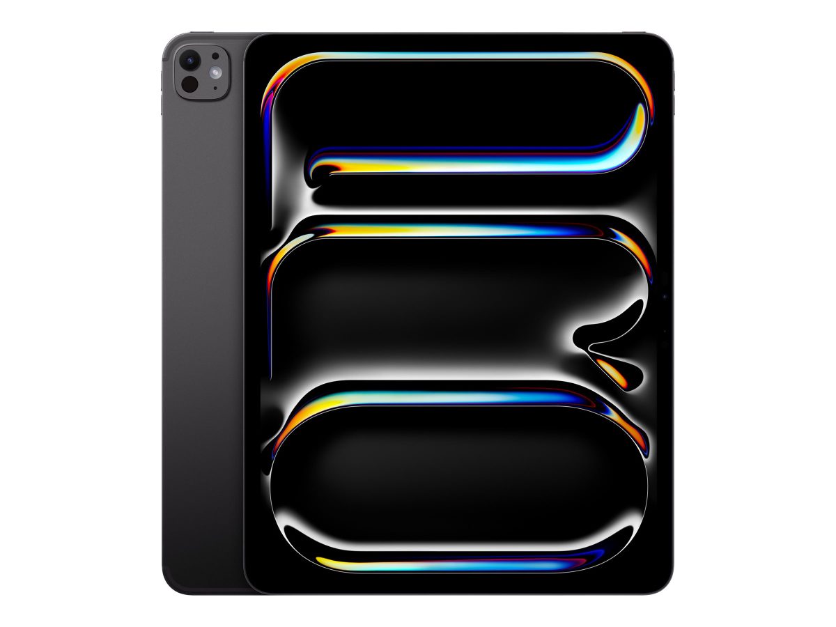 iPad Pro, 13 ", Space Black, OLED, Ultra Retina XDR, 2752 x 2064 pixels, Apple M5, 12 GB, 256 GB, Wi-Fi, Front camera, 12 MP, Rear camera, Bluetooth, 6, iPadOS, USB-C charging cable
