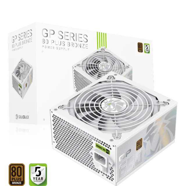 Gamemax PSU | GP 650B WH | 650 W | Bronze | White | Non-Modular