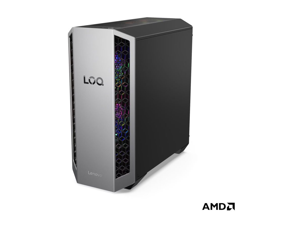 Lenovo LOQ, 26ADR10, Desktop, Tower, AMD Ryzen 7, 8745HX, 16 (2x8GB) GB, SODIMM DDR5, 512 GB, NVIDIA GeForce RTX 5060 Ti, No Optical drive, No keyboard, Windows 11 Home, Warranty 24 month(s)