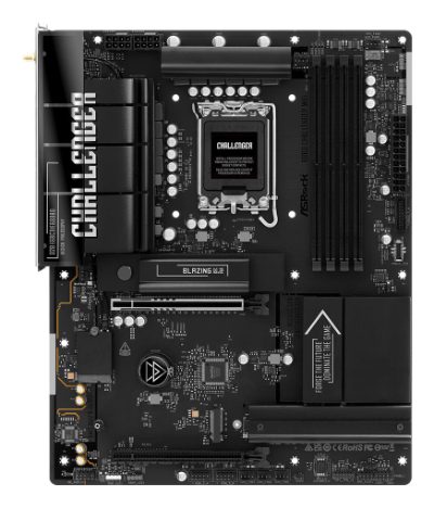 Mainboard, ASROCK, Intel B860, LGA 1851 (Socket V1), ATX, RAM DDR5-SDRAM, 4xSlots, Wi-Fi Yes, Bluetooth Yes, 1xNumber of M.2 (M) slots, B860CHALLENGERWIFI