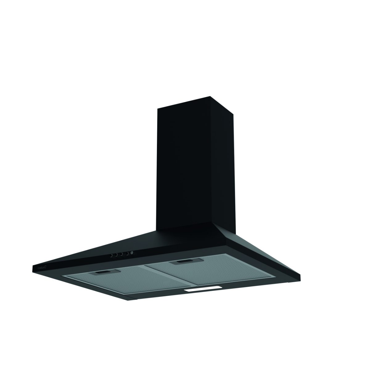 CATA Hood, VK 6000 BK, Wall mounted, Energy efficiency class A, Width 60 cm, 395 m³/h, Mechanical, LED, Black