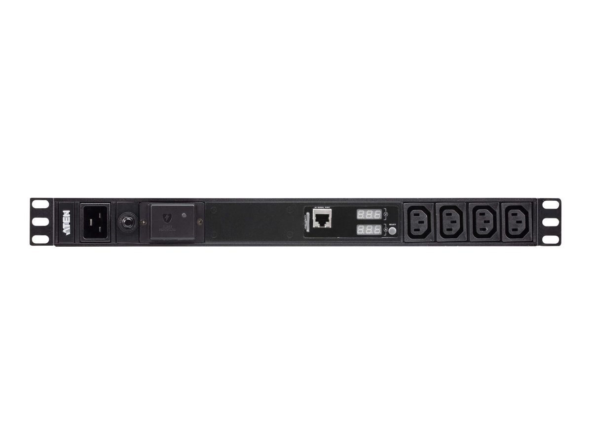 Basic Metered 1U PDU with Surge Protection (16A, 18 Outlet IEC 320 C13), PE1218SG