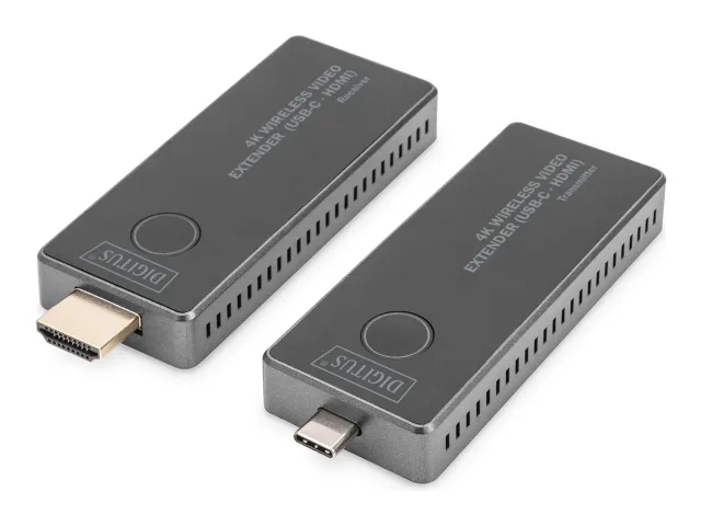 Digitus | 4K Wireless Video Extender, 30 m (USB-C - HDMI) | DS-55324 | Black/Silver