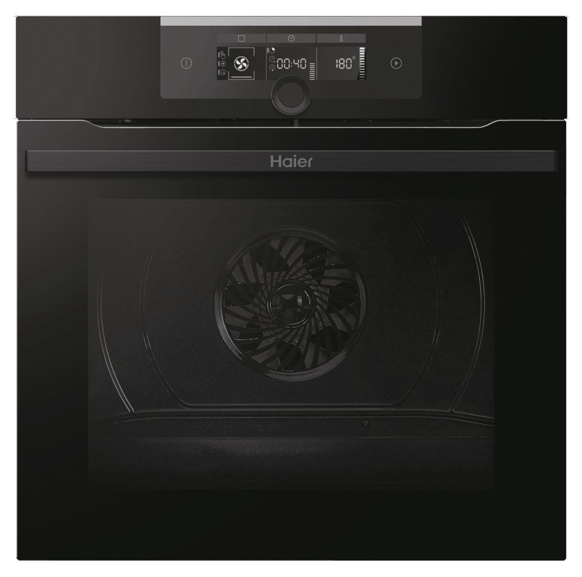 Haier Oven, HWO60SM2F3BH, 70 L, Electric, Hydrolytic, Electronic, Height 59.5 cm, Width 59.5 cm, Black
