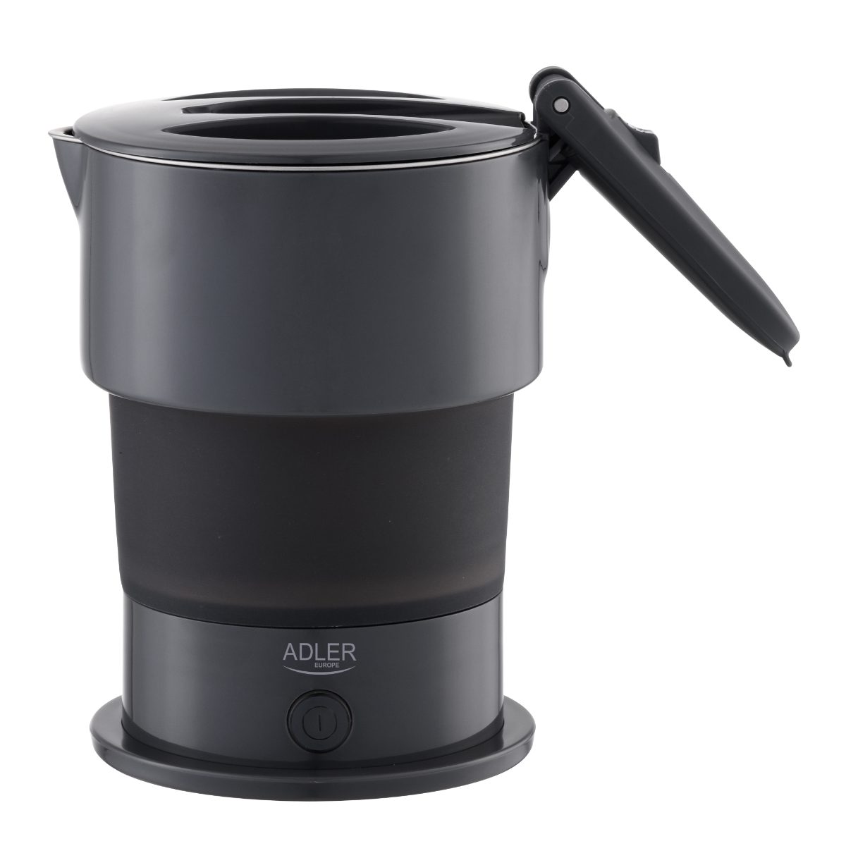 Adler Silicon Travel Kettle, AD 1377, Travel Kettle, 600 W, 0.6 L, Silicon, Grey