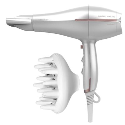 Cecotec Hair Dryer, IoniCare 5300 Maxi Aura, 2200 W, Number of temperature settings 3, Ionic function, Diffuser nozzle, White