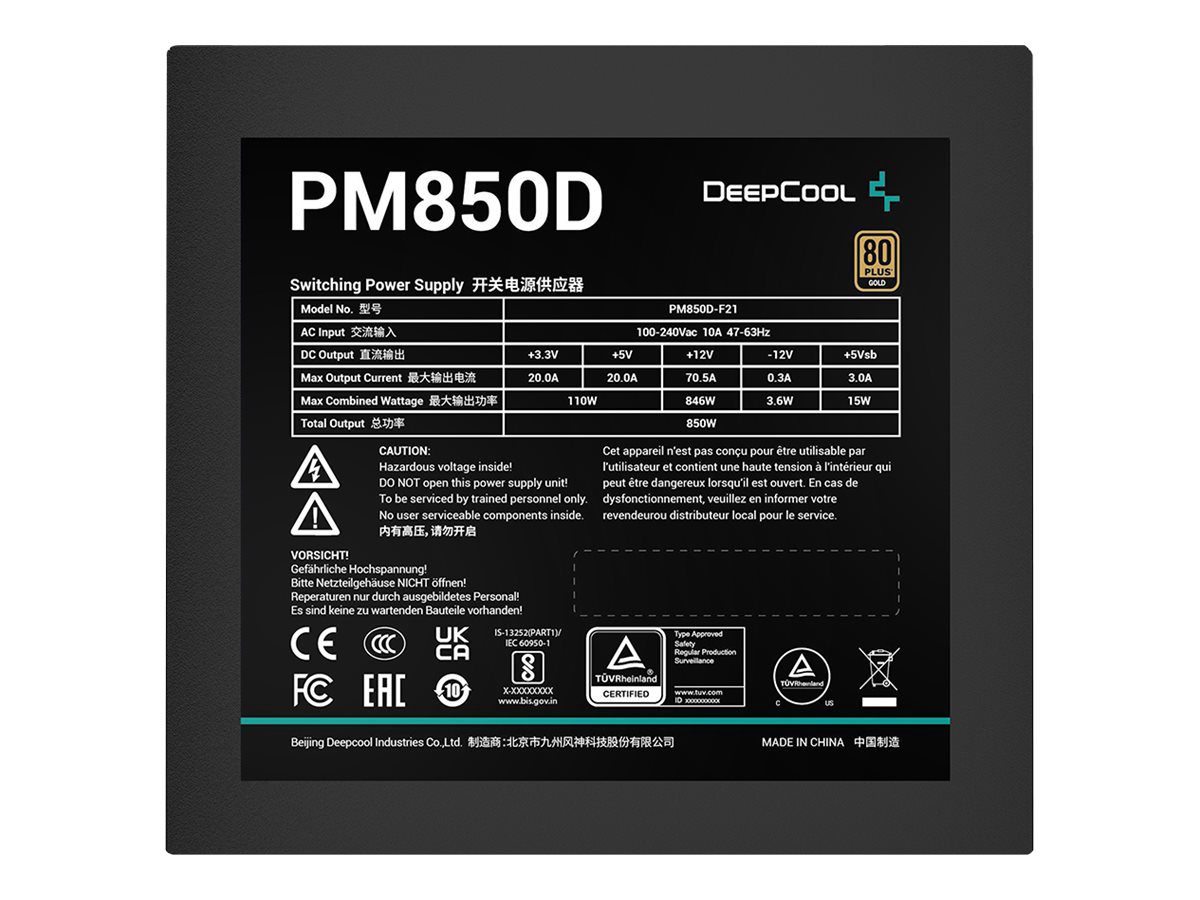 PM850D 80 PLUS GOLD, 850 W