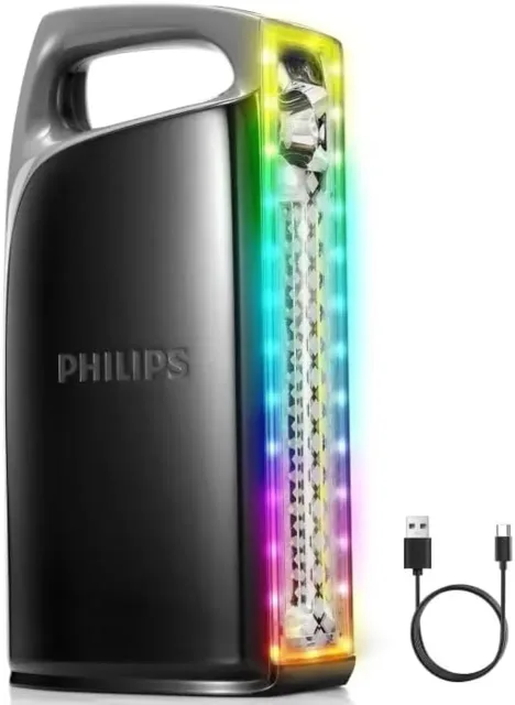 PHILIPS LED lukturis, pelēks