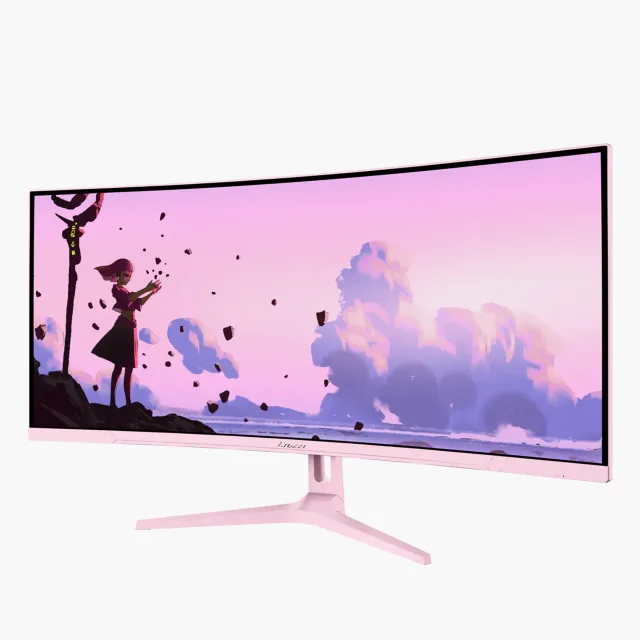 Arozzi | Nova | 34 " | VA | UWQHD | 21:9 | 165 Hz | 1 ms | 3440 x 1440 pixels | 350 cd/m² | HDMI ports quantity 2 | Pink