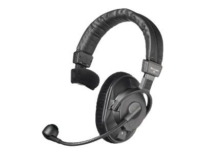 Single-ear Headset with Dynamic Microphone, without a Connection Cable, DT 280 MK II, Built-in microphone, Black