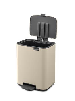 BRABANTIA atkritumu tvertne ar pedāli, 7L, Soft Beige