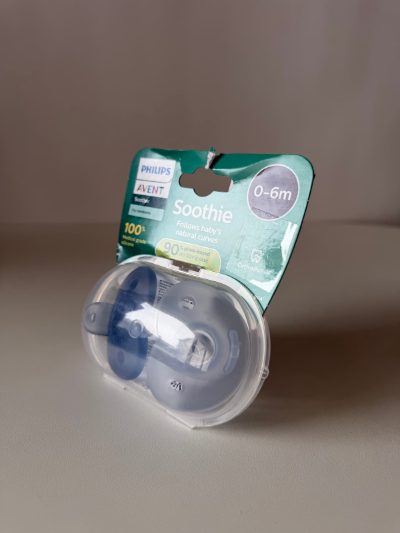 Philips Avent Soothie silikona māneklītis ar silikona vairogu, 0-6M, 2 gab.