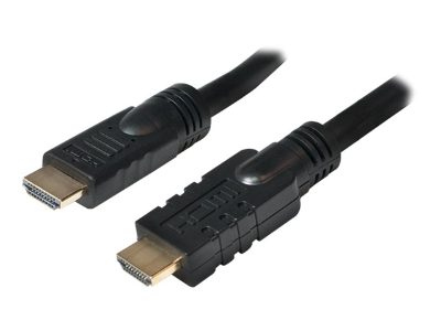 Logilink, CHA0020, 20m, Active, HDMI cable, type A male, - HDMI type A male, black., Logilink, HDMI to HDMI, 20 m