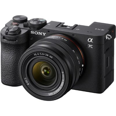 Full-Frame Camera kit with 28-60mm Lens, Alpha A7C II, Mirrorless Camera Kit, 33 MP, ISO sensitivity (max) 204800, Wi-Fi, Fast Hybrid AF, Magnification 0.70 x, Viewfinder, CMOS, Black