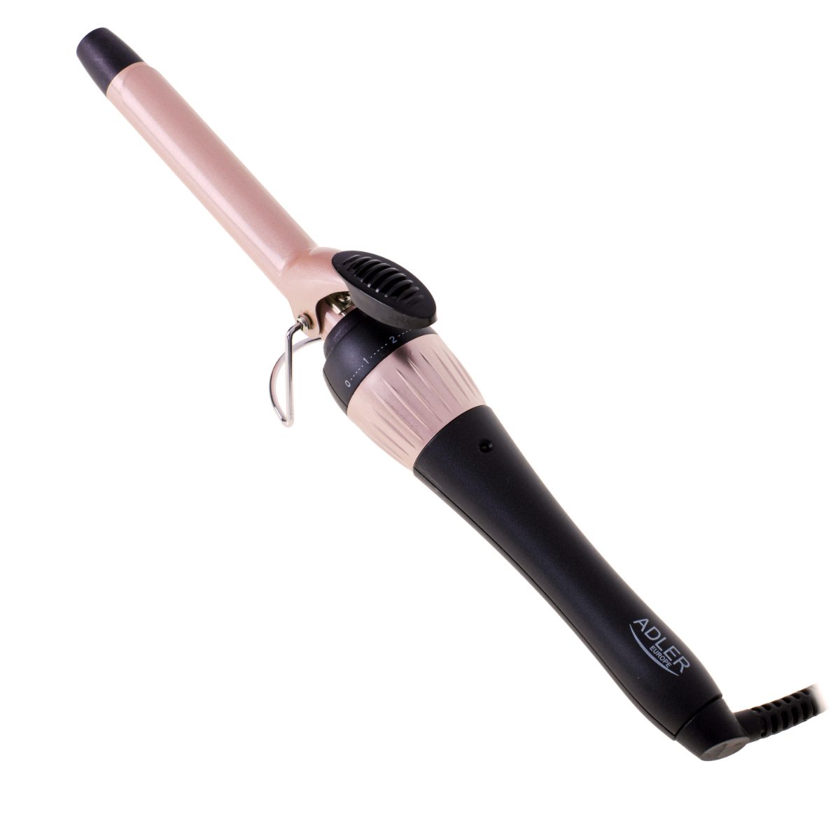 Curling Iron, AD 2116, Ceramic heating system, Barrel diameter 19 mm, Temperature (max) 200 °C, 36 W, Black/Pink