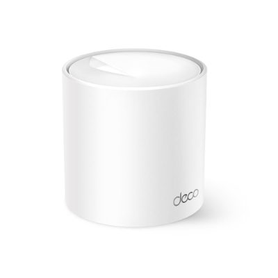 AX1500 Whole Home Mesh Wi-Fi 6 System, Deco X10 (1-pack), 802.11ax, 1201 Mbit/s, Ethernet LAN (RJ-45) ports 1, Mesh Support Yes, MU-MiMO Yes, No mobile broadband, Antenna type Internal