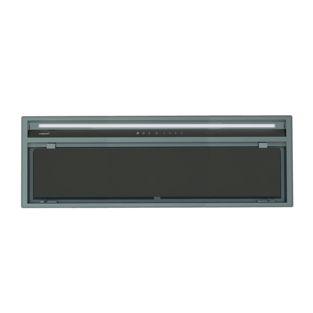 Hood, GCX 83 SD, Canopy, Energy efficiency class A, Width 83 cm, 750 m³/h, Touch Control, LED, Stainless steel/Gray glass