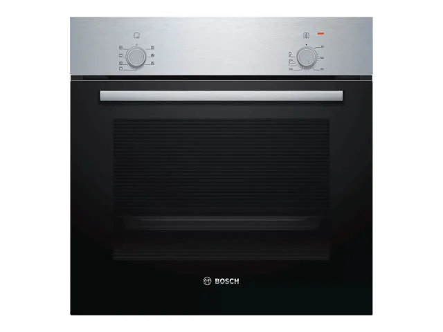 Bosch | Oven | HBF010BR1S | 66 L | A | Multifunctional | Manual | Knobs | Height 59.5 cm | Width 59.4 cm | Stainless steel