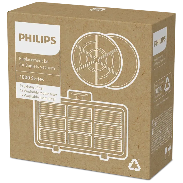PHILIPS nomaiņas filtrs 1000. sērijas putekļsūcējiem bez maisa