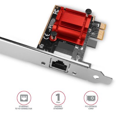AXAGON PCIe Gigabit Ethernet, PCEE-GIX