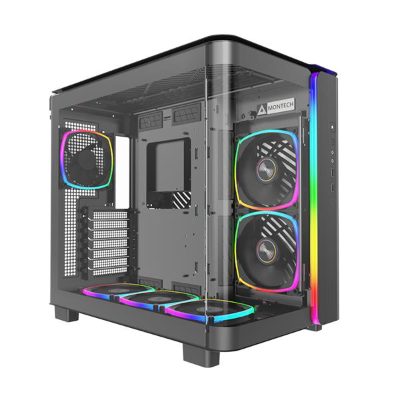 Case, MONTECH, KING 95 PRO (B), MidiTower, Not included, ATX, MicroATX, MiniITX, Colour Black, KING95PRO(B)