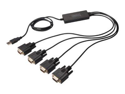 USB 2.0 to 4xRS232 Cable, DA-70159, USB to Serial Adapter