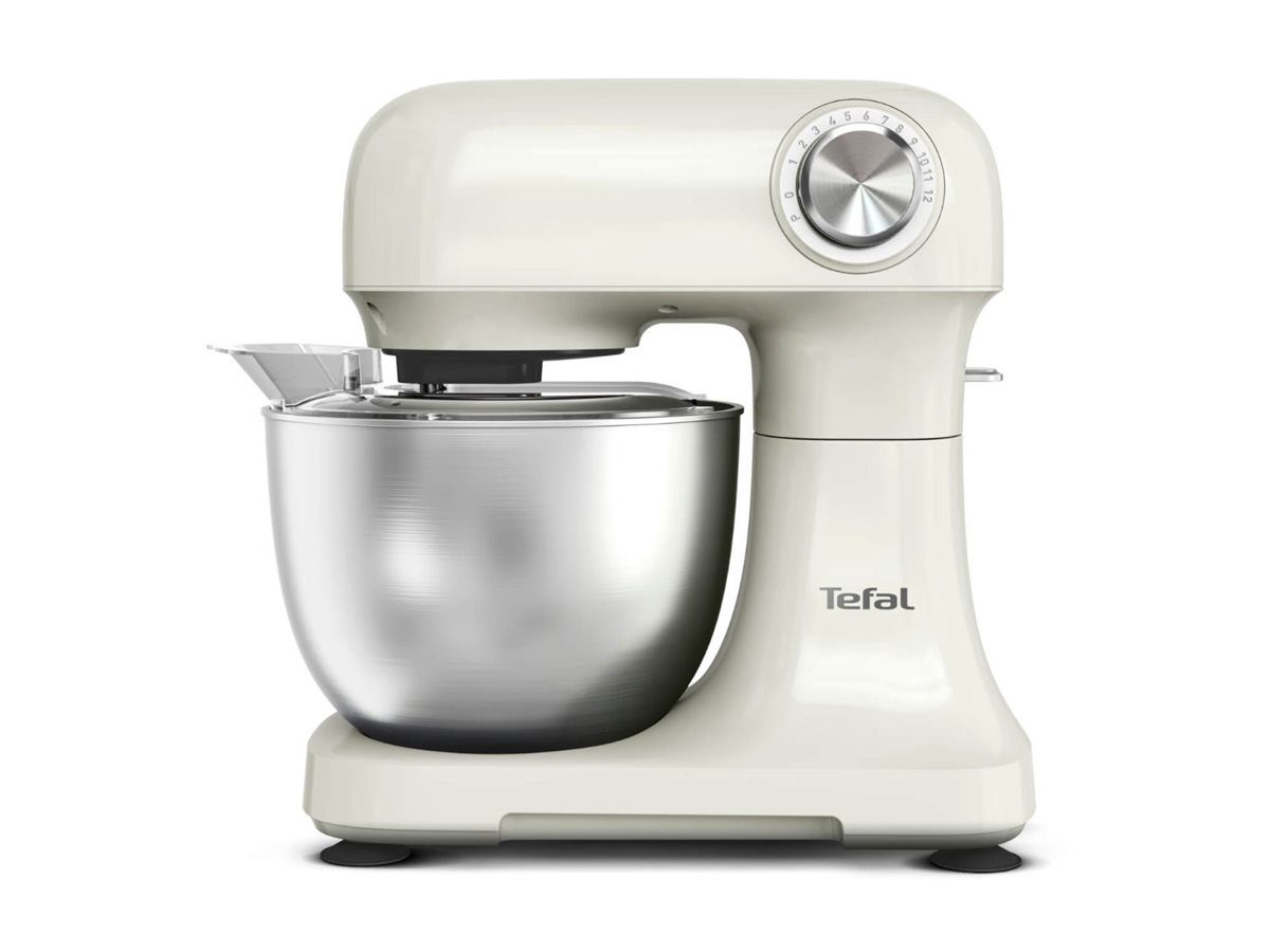 TEFAL QB140AF0 Bake Easy, Kitchen Machine, 500 W, Number of speeds 12, Bowl capacity 3.5 L, Beige