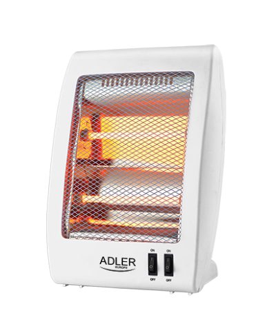 Heater, AD 7709, Halogen Heater, 800 W, Number of power levels 2, White